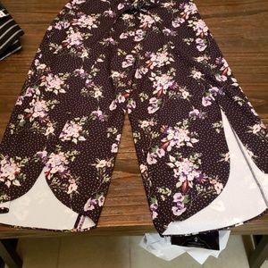 Express high waisted surplus knotted crop